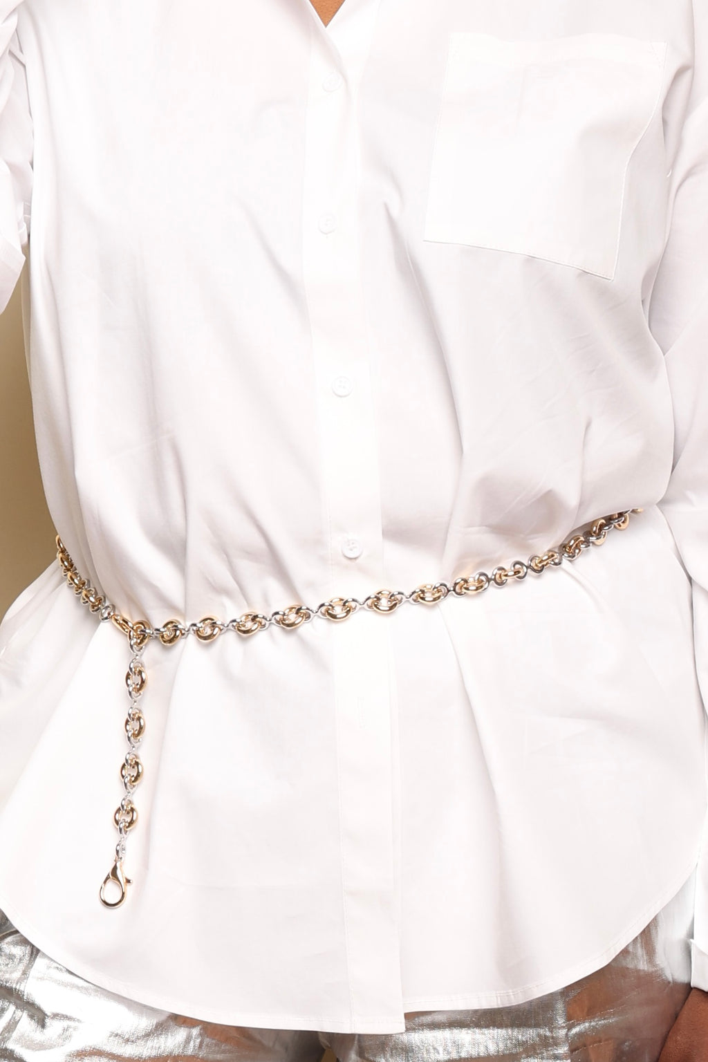 Odessa Chain Belt Two Tone - Double Clasp