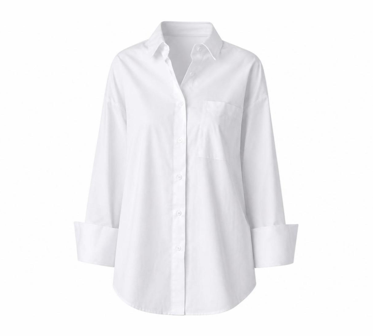 White Button-Down Shirt