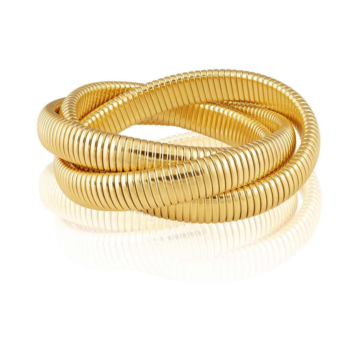 Infinity Layered Gold Bracelet