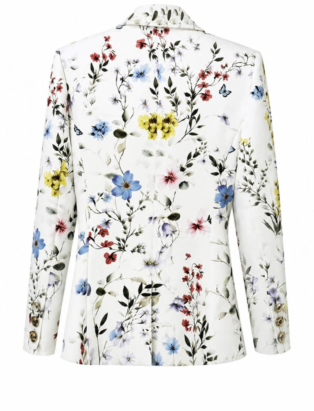 The Floral Wide Leg Pants Suit