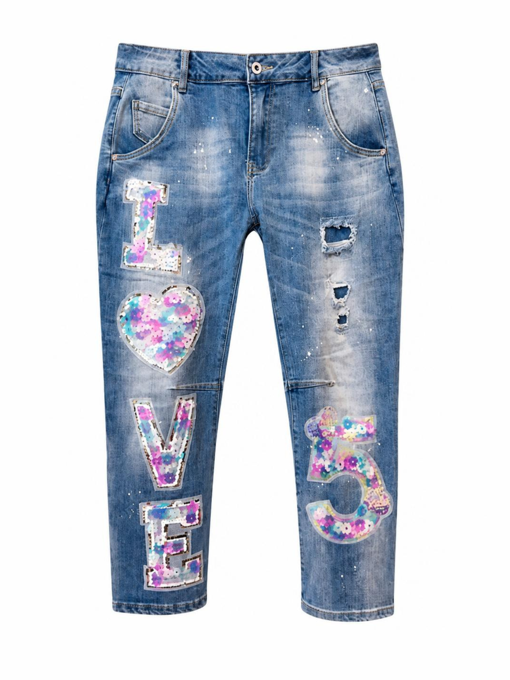 Slim Fit Jeans "LOVE 5"